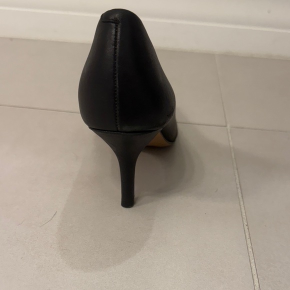 Coach Black Leather Heels Size 9 - Picture 10 of 11